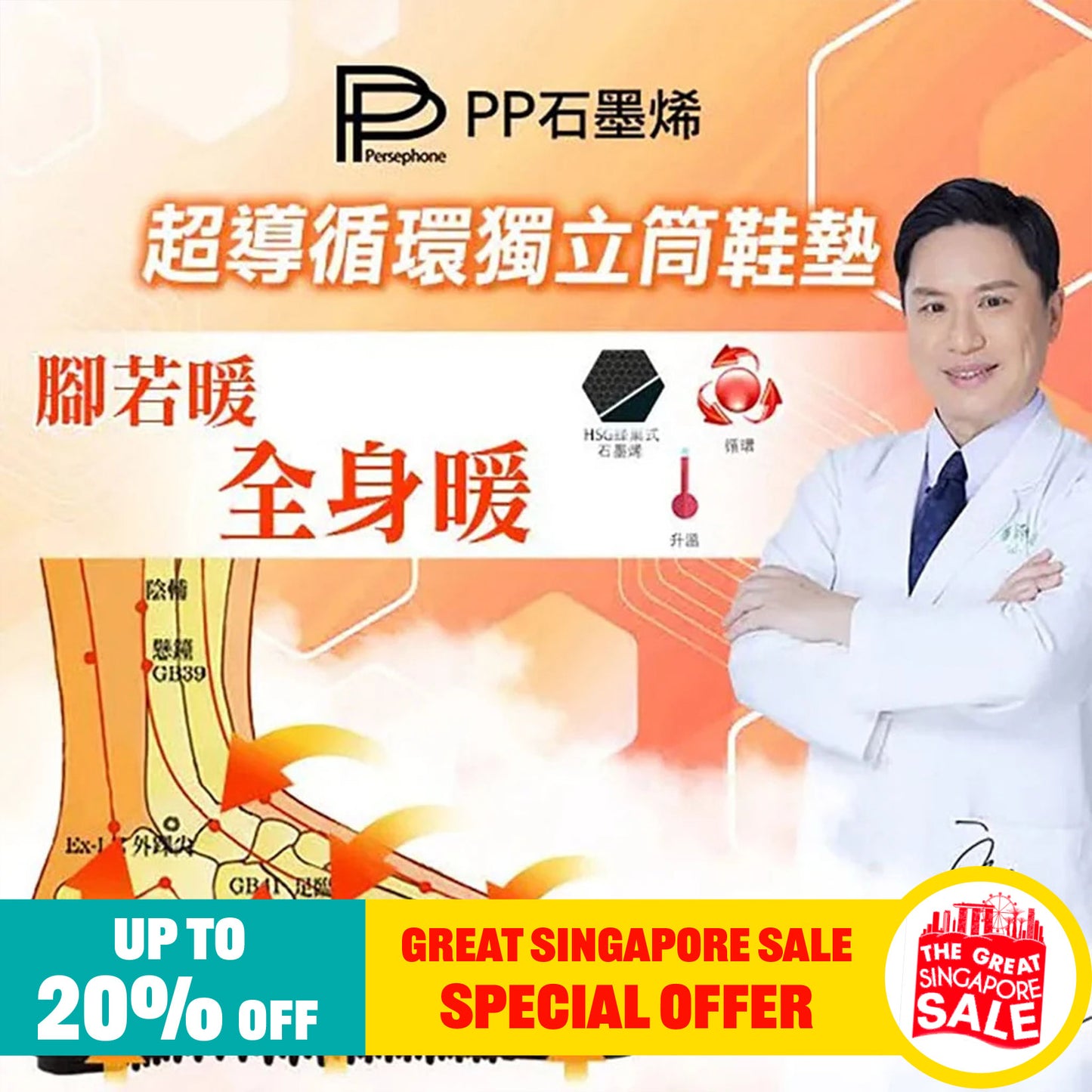 PP Persephone SMX Graphene Superconductor Insoles